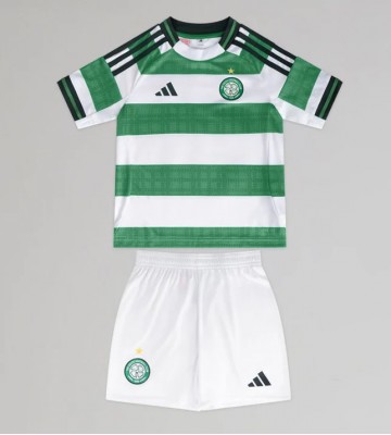 Celtic Hjemmebanetrøje Børn 2025-26 Kortærmet (+ Korte bukser)